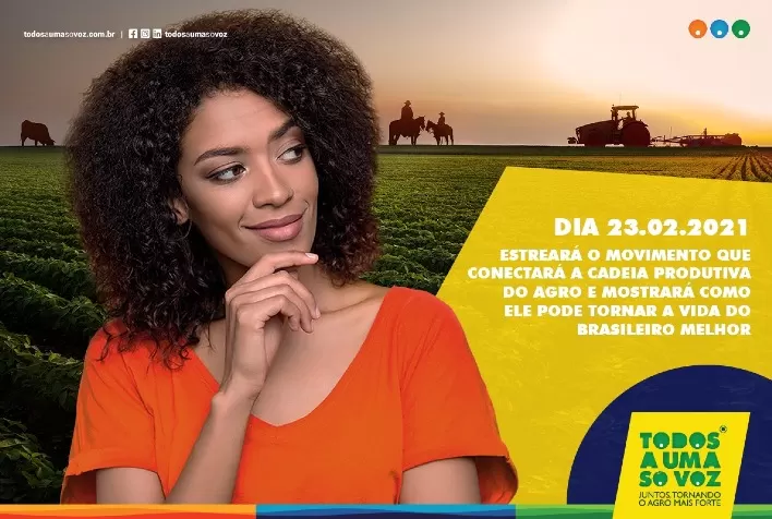 "Todos a Uma Só Voz" promove a união do agronegócio e desmitifica o setor para a sociedade
