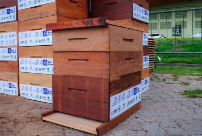Governo fortalece apicultura de MT com entrega de 6 mil caixas de mel a produtores