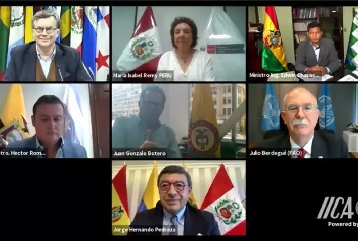 Países membros da Comunidade Andina lançam compromisso para fortalecer a agricultura familiar e o comércio intrarregional