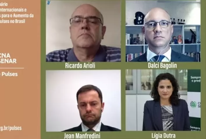 CNA e Adidos Agrícolas Brasileiros debatem oportunidades internacionais para Pulses