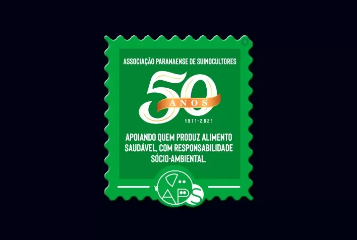 Suinocultura: APS celebra 50 anos de fundação e lança selo comemorativo