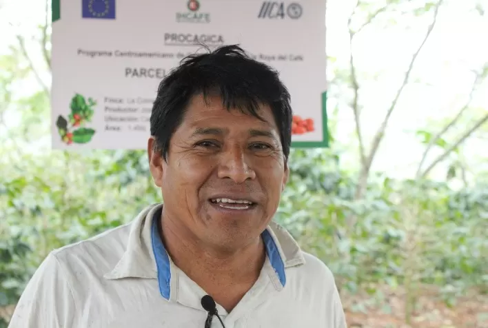 “Com o PROCAGICA voltamos a nos erguer”: José Amílcar García, produtor de café de Honduras