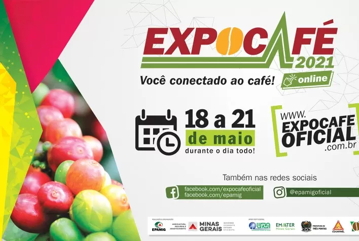 Expocafé 2021 terá estandes virtuais para apresentação de maquinários e produtos agrícolas