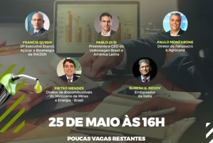 Brasil e Índia discutem futuro da bioenergia com etanol como commodity