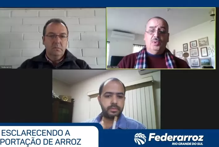 Novos mercados, logística e qualidade foram temas de live sobre exportação de arroz