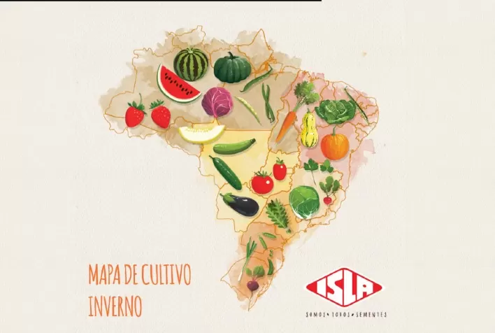 ISLA Sementes divulga mapa de cultivo, de norte a sul do país