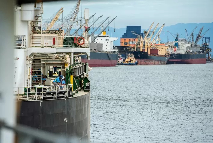 Line-up de açúcar do Brasil recua para 1,62 mi de t com 44 navios