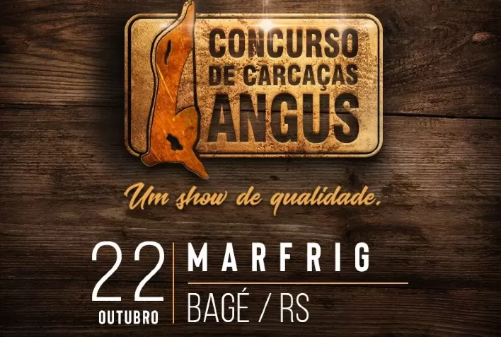 Concurso de Carcaças Angus avaliará 10 lotes em unidade da Marfrig em Bagé