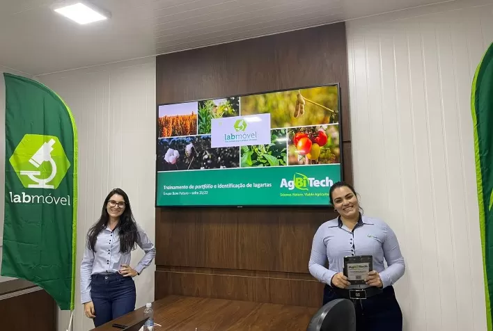 AgBiTech expande de 2 para 12 laboratórios móveis e lança plataforma de ‘realidade aumentada’ sobre lagartas