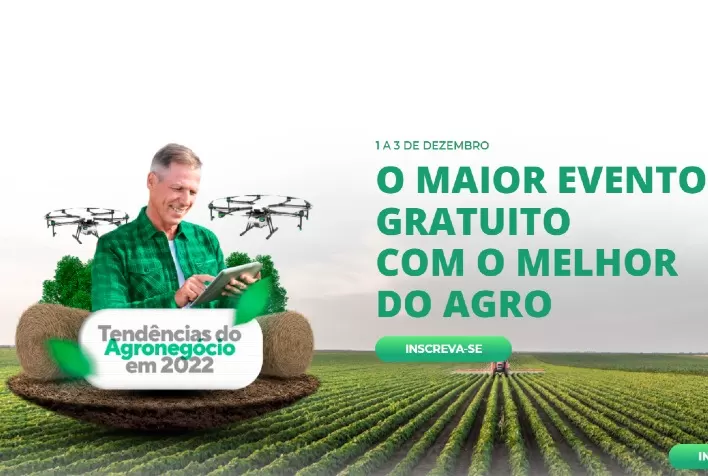 Evento digital em dezembro traça tendências do agronegócio para 2022