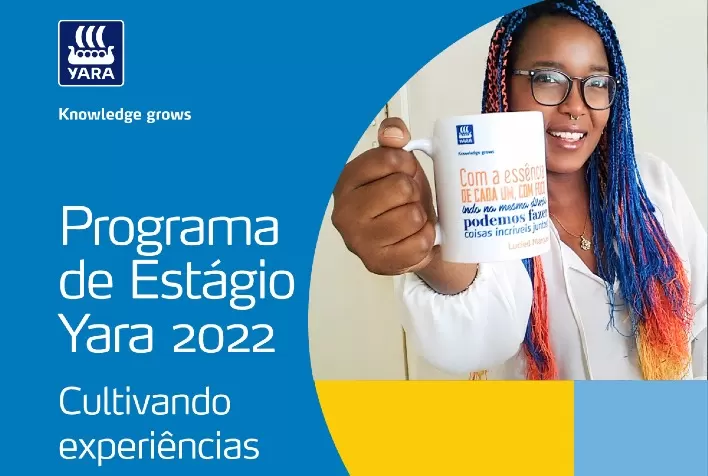 Yara abre inscrições para a edição 2022 do seu programa de estágio