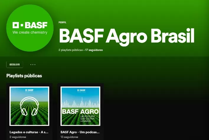 BASF lança podcast para agricultores em seu novo canal no Spotify
