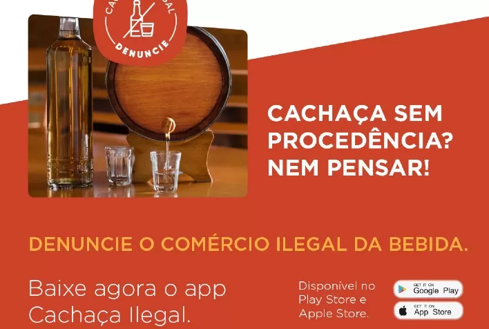 SindBebidas lança app para denúncia anônima de produção e comércio ilegais de cachaça