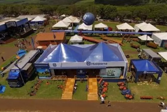 Husqvarna traz novos produtos e experiência digital no Show Rural Coopavel