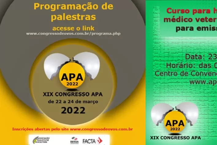 O XIX Congresso de Ovos já está com as inscrições abertas