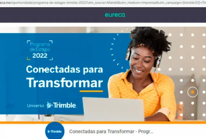 Trimble abre inscrições para Programa de Estágio 2022 voltado para mulheres