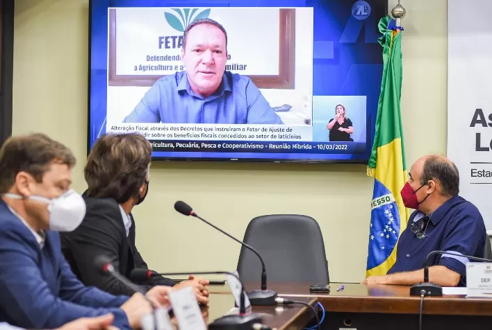 Setor lácteo demonstra preocupação com perda de competitividade em reunião na ALRS