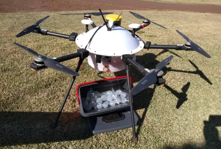 BRF utiliza drone para transporte de material genético em Santa Catarina
