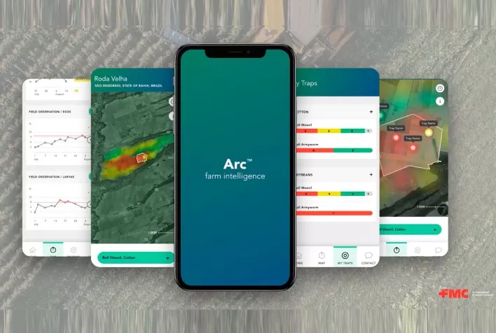 FMC amplia uso da plataforma Arc™ farm intelligence para prever também a presença da Cigarrinha-do-milho e Helicoverpa