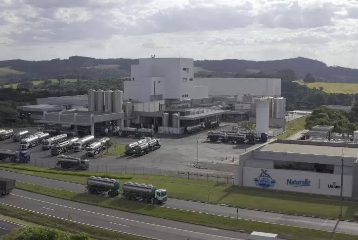 Unium é a segunda maior produtora de leite do país pelo segundo ano consecutivo