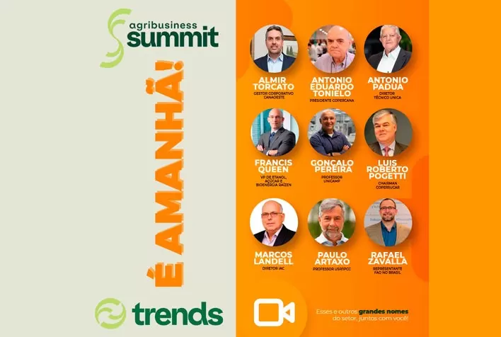 Fenasucro & Agrocana apresenta Agribusiness Summit em sua 1ª semana da Bioenergia