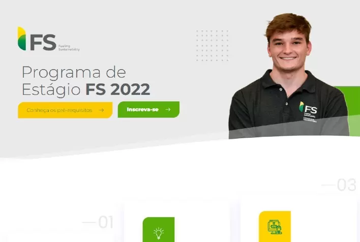 Programa de Estágio FS oferece mais de 30 vagas em São Paulo e Mato Grosso