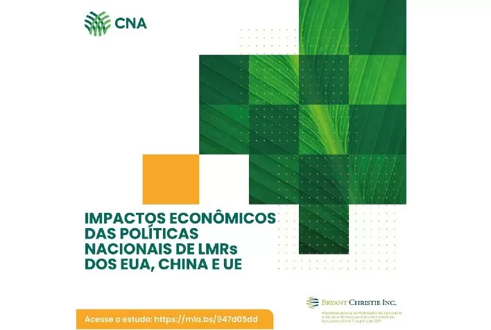Estudo da CNA avalia Políticas Nacionais de LMRs dos EUA, CHINA e UE