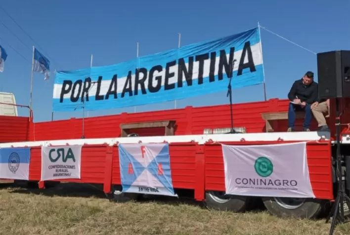 Agricultores argentinos fazem greve contra o governo