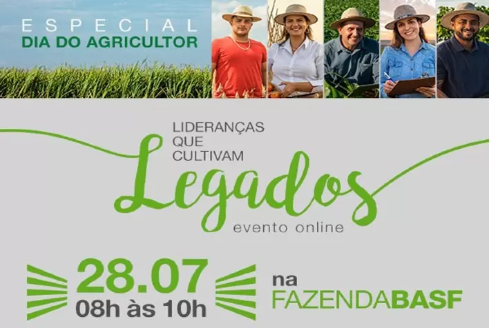 Dia do Agricultor terá evento gratuito com palestras inspiradoras sobre experiências e cultivo do Legado