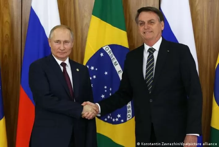 Conversa com Putin garantiu insumos ao agronegócio do Brasil, diz Bolsonaro