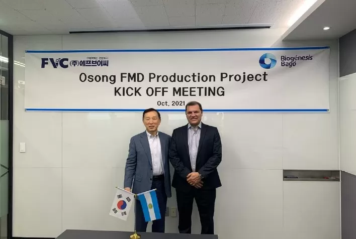 Biogenesis Bagó anuncia parceria com FVC para construção de fábrica de vacina contra Febre Aftosa na Coreia do Sul