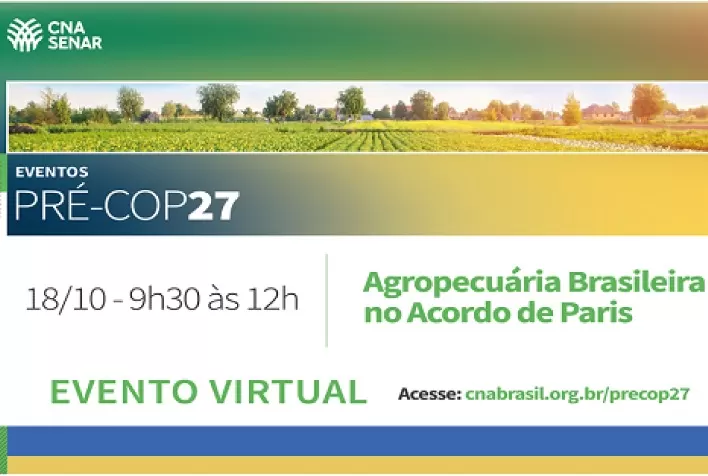 CNA entrega ao governo propostas da Agropecuária para a COP-27