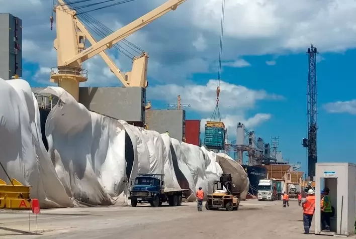 Porto Ponta do Félix realiza a segunda reexportação de fertilizantes
