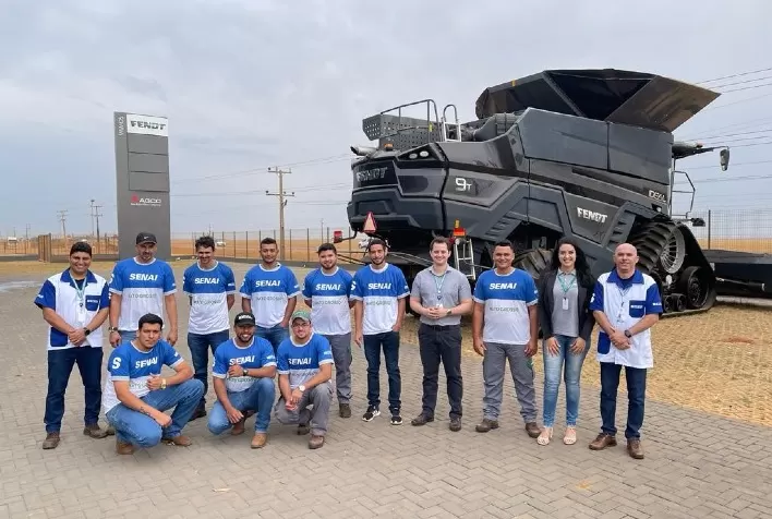 Parceria entre Fendt e Senai-MT capacita técnicos mecânicos das concessionárias Fendt