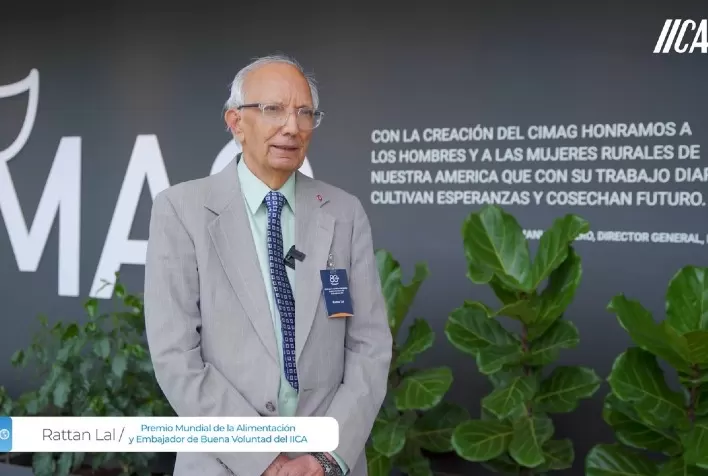 Rattan Lal, Enviado Especial do IICA para a COP27: “Os agricultores são os principais executores do conceito da agricultura como solução à mudança do clima”