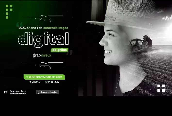 Grão Direto promove evento online sobre a comercialização digital de grãos e seu papel transformador para o agronegócio