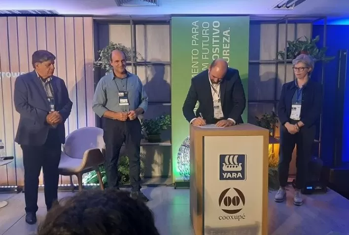 Yara firma com Cooxupé primeira parceria para fornecimento de fertilizante verde do Brasil