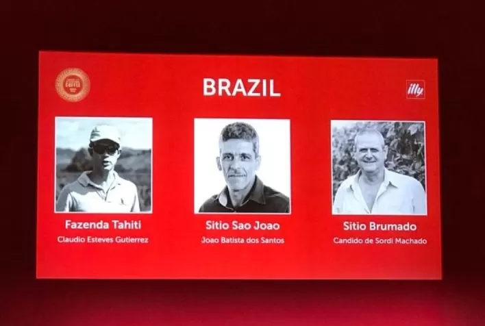 O 7º Prêmio Ernesto Illy Internacional revela a classificação dos vencedores brasileiros do 31º Prêmio Ernesto Illy de Qualidade do Café para Espresso