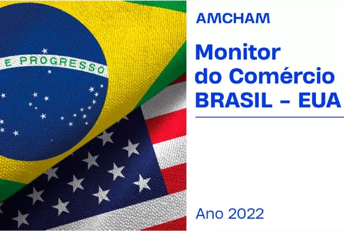 Comércio entre Brasil e Estados Unidos alcança US＄ 88,7 bilhões e bate recorde em 2022, revela Amcham