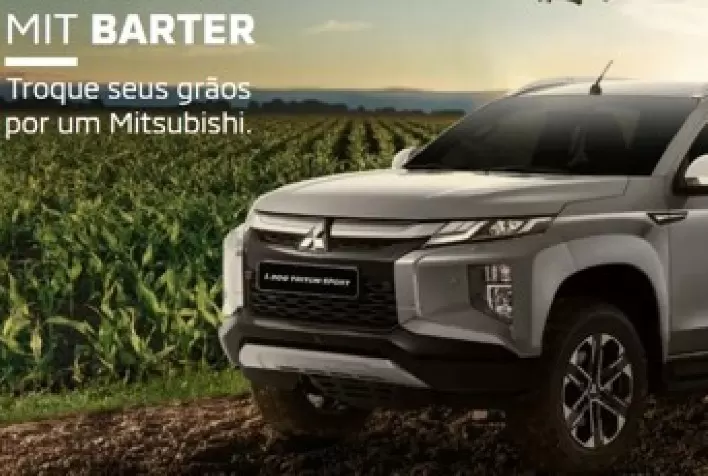 Novo programa Mit Barter da Mitsubishi Motors permite aos produtores rurais a compra de seus veículos com grãos