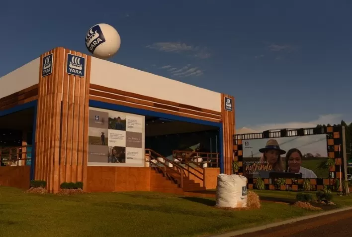 Yara leva à Agrishow seu portfólio de fertilizantes de alta tecnologia com baixa emissão de carbono