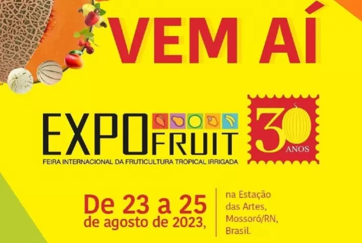 Expofruit 2023 anuncia programação científica e está com 95% dos estandes vendidos