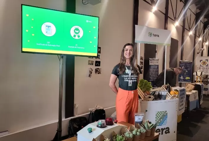 Tera mostra a clientes resultados da conversão de efluentes em adubos