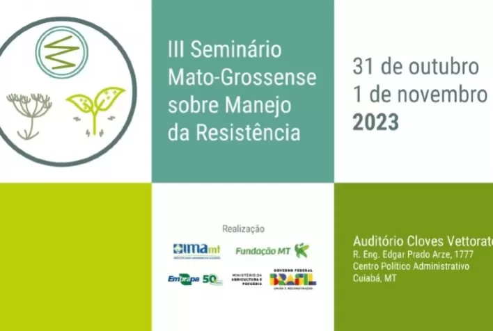 Seminário Mato-grossense sobre manejo de resistência abre inscrições