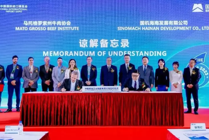 Imac e estatal chinesa assinam memorando para facilitar negócios com frigoríficos
