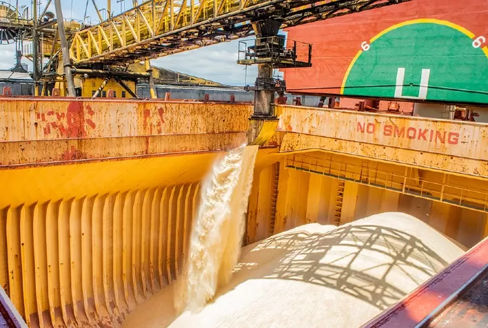 Brasil registra expressivo crescimento nas exportações de açúcar nos primeiros dias de janeiro