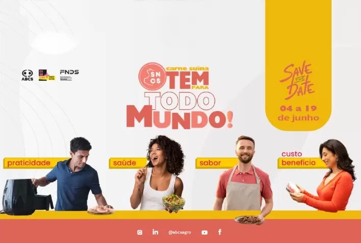 Semana Nacional da Carne Suína 2024 na era da personalização: Tem para todo mundo, tem para você!