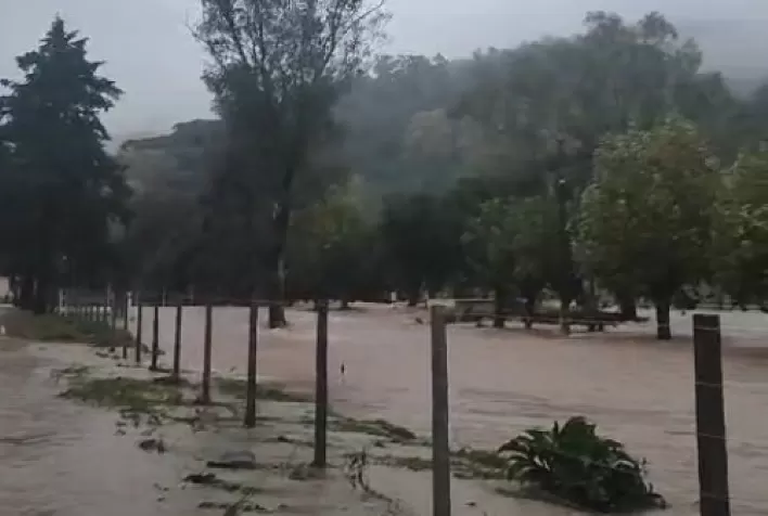 Lavouras são atingidas por fortes chuvas no RS