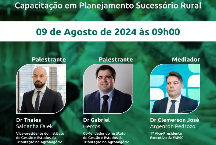 FAESC Oferece Capacitação em Planejamento Sucessório Rural
