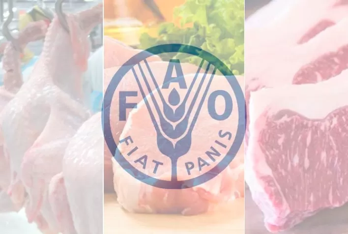Conforme a FAO, em julho passado seu Índice de Preços das Carnes registrou alta mensal de 1,2%